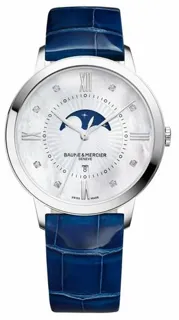 Baume & Mercier Classima M0A10226 36.5mm Stainless steel White