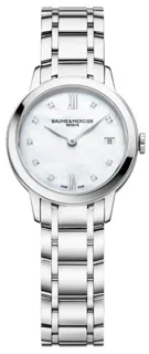 Baume & Mercier Classima M0A10490 27mm Stainless steel White