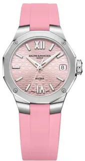 Baume & Mercier Riviera M0A10798 33mm Stainless steel Pink