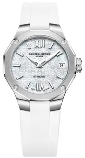 Baume & Mercier Riviera M0A10837 33mm Stainless steel White