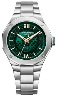 Baume & Mercier Riviera M0A10770 39mm Stainless steel Green