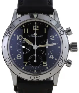 Breguet Type XX 3800ST 39mm Stainless steel Black