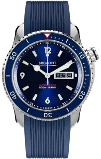 Bremont Supermarine S500/BL Stainless steel Blue