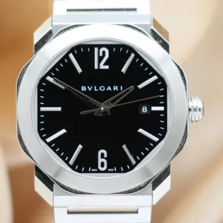 Bulgari Octo 102704 41mm Stainless steel Black