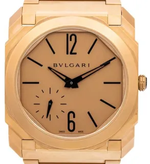 Bulgari Octo 102912 40mm Rose gold Golden