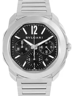 Bulgari Octo 103471 42mm Stainless steel Black