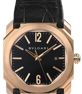 Bulgari Octo BGOP41BGLD 41mm Rose gold Black