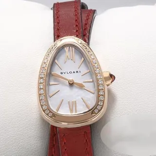 Bulgari Serpenti 102727 27.8mm Rose gold Silver