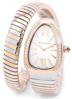 Bulgari Serpenti 102237/SP35SPG 35mm Yellow gold and Stainless steel Silver