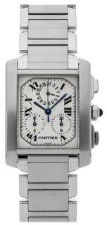 Cartier Cougar W51001Q3 28mm Stainless steel Silver