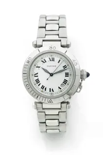 Cartier Pasha Stainless steel White