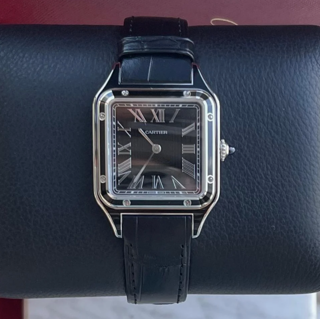 Cartier Santos Dumont WSSA0046 Stainless steel Black