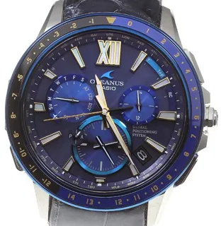 Casio Oceanus OCW-G1200C-2AJF 44mm Titanium Blue