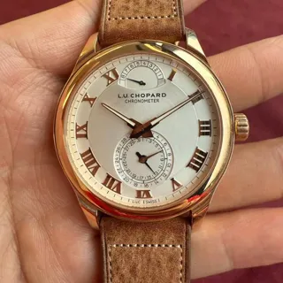 Chopard L.U.C 161926-5001 43mm Rose gold Silver