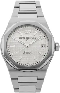 Girard-Perregaux Laureato 81010-11-131-11A 42mm Stainless steel Silver