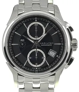 Hamilton Jazzmaster Auto Chrono H326160 43mm Stainless steel Black