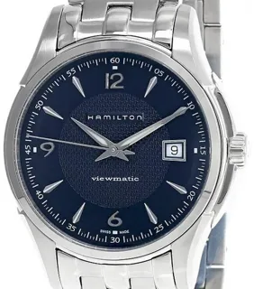 Hamilton Jazzmaster Viewmatic H32515145 40mm Stainless steel Blue