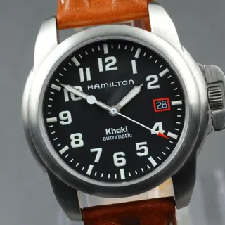 Hamilton Khaki 6311 39mm Steel Black