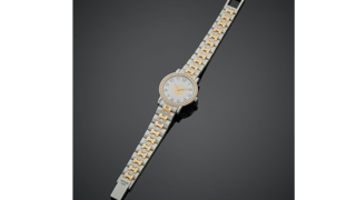 Hermès Sellier Stainless steel and Gold-plated White