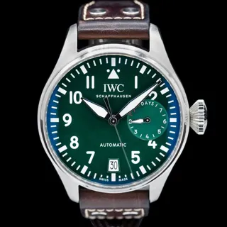 IWC Big Pilot IW501015 46mm Stainless steel Green