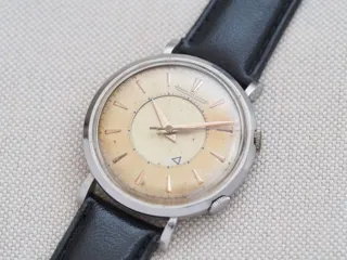 Jaeger-LeCoultre Memovox Stainless steel Cream