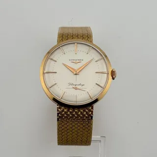 Longines Flagship 401 34mm Yellow gold White