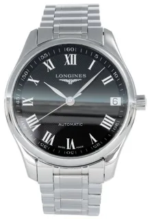 Longines Master Collection L2.665.4.51.6 39mm Stainless steel Black