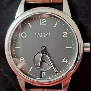 NOMOS Club Automat 772 41.5mm Stainless steel Gray