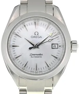 Omega Aqua Terra 2573.70 29mm Stainless steel White