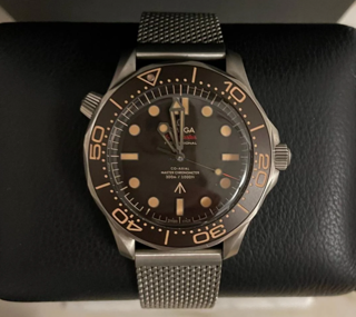 Omega Seamaster Diver 300M 210.90.42.20.01.001 Titanium Brown