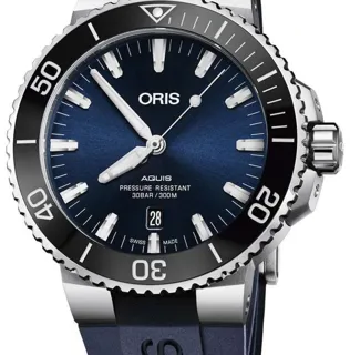 Oris Aquis 01 733 7730 4135-07 4 24 65EB 44mm Stainless steel Blue