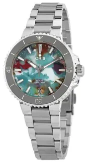 Oris Aquis 01 733 7770 4150-Set 36.5mm Stainless steel Multi-colored