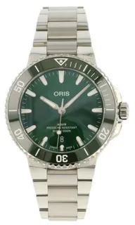 Oris Aquis 01 733 7787 4157-07 8 22 04PEB 41.5mm Stainless steel Green