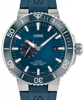 Oris Aquis 01 743 7733 4155-07 4 24 69EB 45.5mm Stainless steel Blue