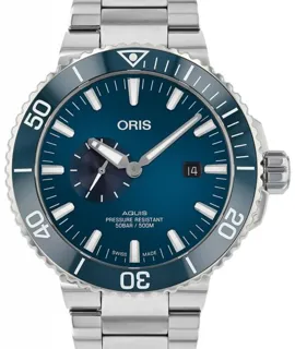 Oris Aquis 01 743 7733 4155-07 8 24 05PEB 45.5mm Stainless steel Blue