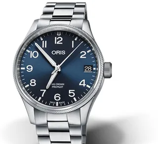 Oris Big Crown 01 751 7697 4065-07 8 20 19 41mm Stainless steel Blue