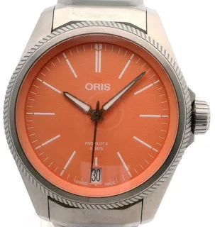 Oris Big Crown ProPilot 01 400 7778 7158-07 7 20 01TLC 39mm Titanium Red