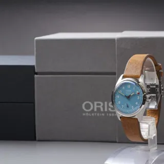 Oris Big Crown 7786 38mm Stainless steel Blue