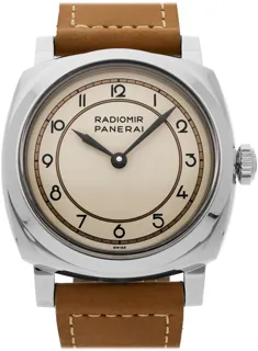 Panerai Radiomir 1940 PAM00791 47mm Stainless steel White