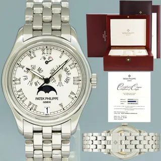 Patek Philippe Annual Calendar 5036G 37mm White gold White