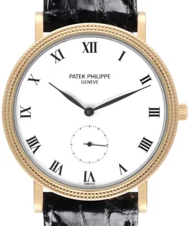 Patek Philippe Calatrava 3919J 33mm Yellow gold White