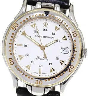 Revue Thommen OH 39mm Stainless steel White