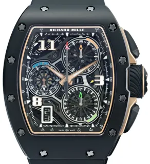 Richard Mille RM72-01 RM72-01 38.5mm Rose gold Black