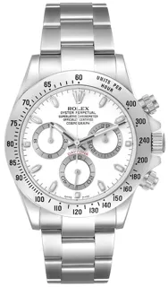 Rolex Daytona 116520 Stainless steel White