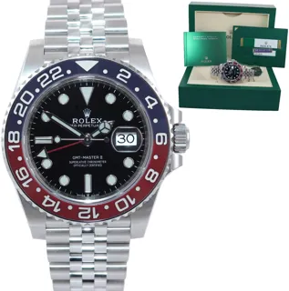 Rolex GMT-Master II 126710BLRO 40mm Stainless steel Black