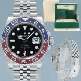 Rolex GMT-Master II 126710BLRO 40mm Stainless steel Black