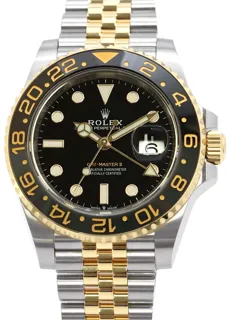 Rolex GMT-Master II 126713GRNR 40mm Yellow gold and Stainless steel Black