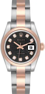 Rolex Lady-Datejust 179161 Stainless steel Black