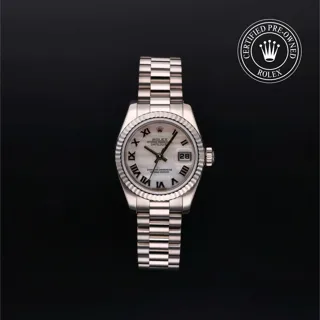 Rolex Lady-Datejust 179179 White gold Pink