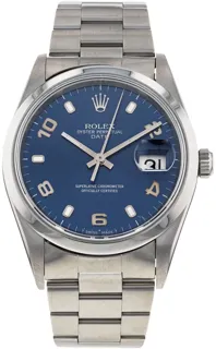 Rolex Oyster Perpetual Date 15200 Stainless steel Blue